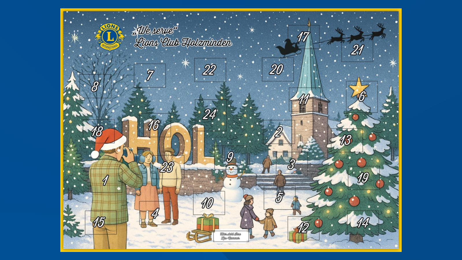 Adventskalender des Lions Club Holzminden: Die Gewinnzahlen für den 2. Dezember 2025