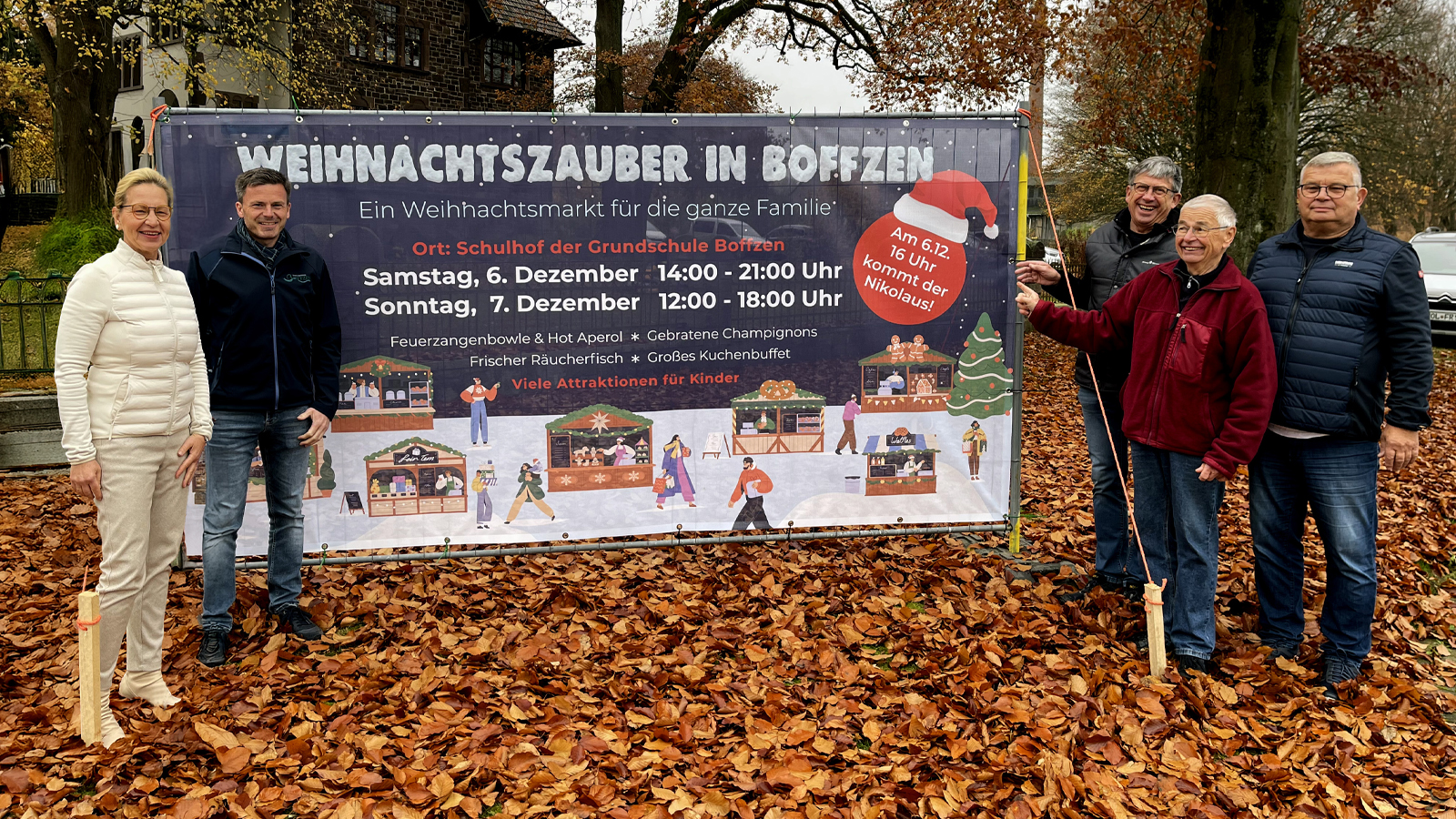 Vorfreude pur: Boffzen startet mit kräftiger Werbung in ein festliches Weihnachtsmarkt-Wochenende
