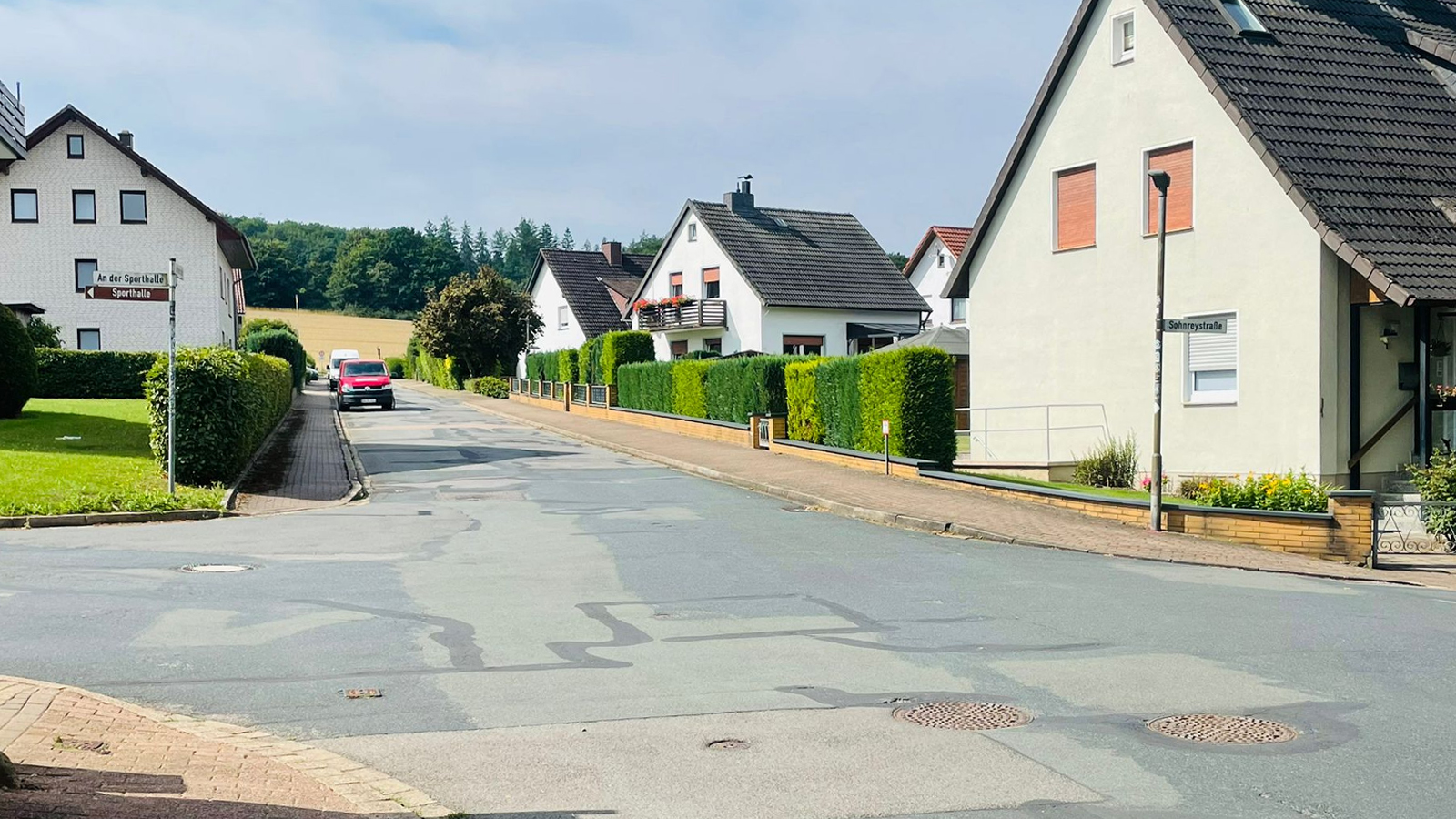 Sohnreystraße in Eschershausen wird Einbahnstraße – neue Regelung tritt in Kürze in Kraft