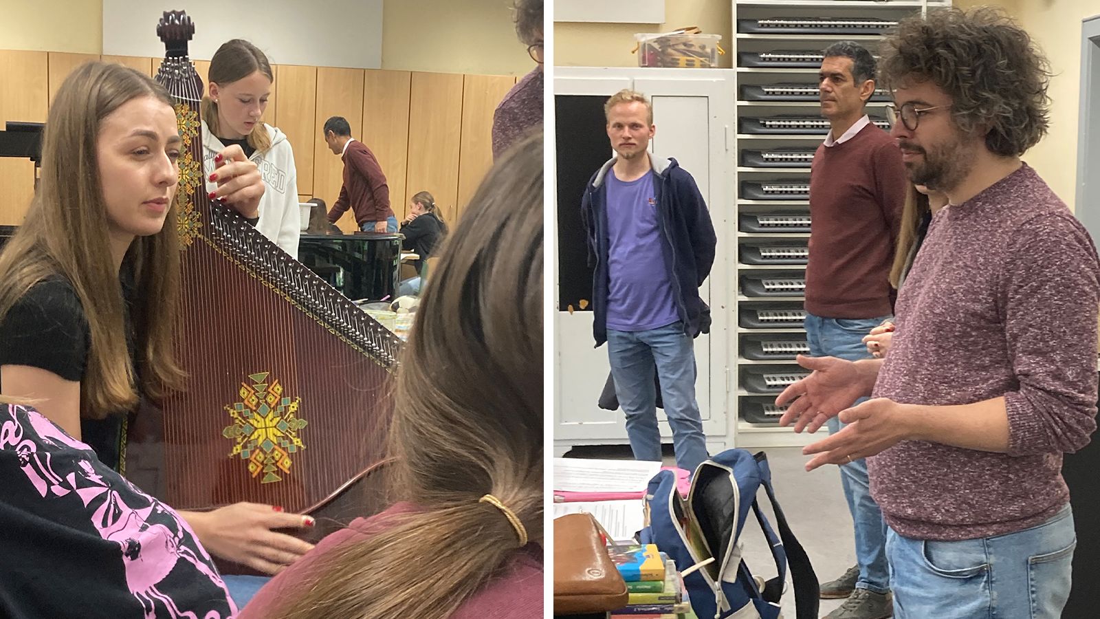 Mitglieder des „Asambura Ensembles“ aus Hannover zu Besuch in der PGS