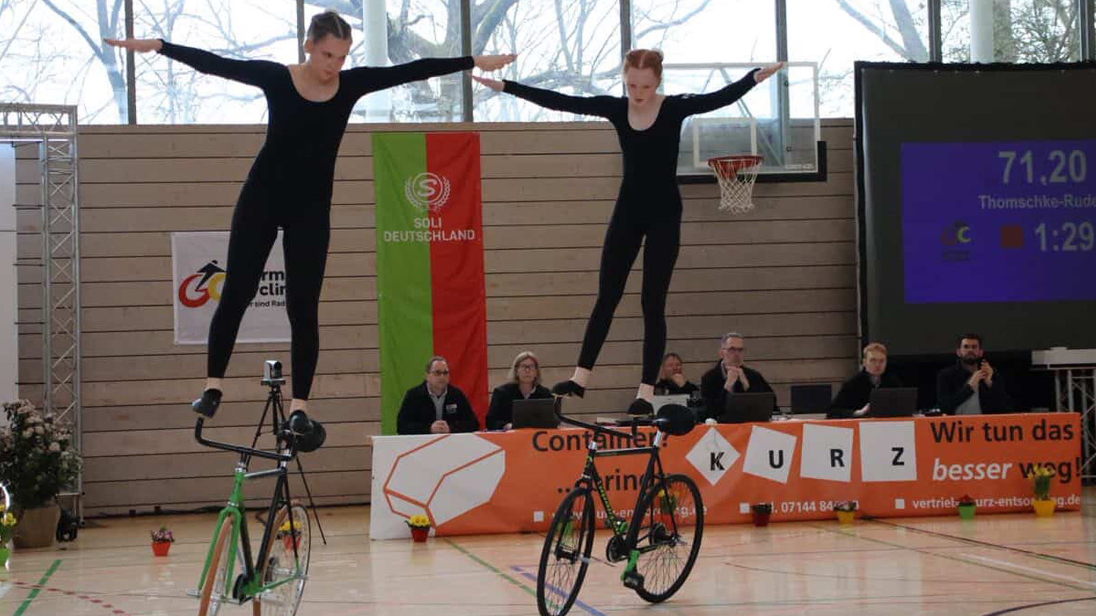 Emma Thomschke und Carla Rudert starten bei den Junior Masters